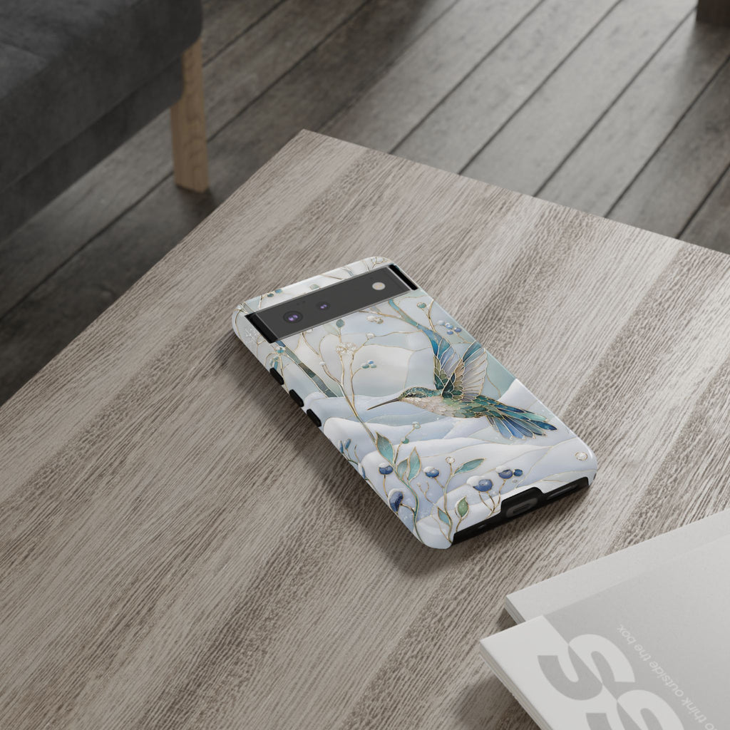 Hummingbird Google Pixel Phone Case | Winter Bird Phone Case