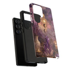 Crystal Moon Samsung Galaxy Phase Phone Case | Witchy Floral Phone Case