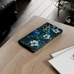 Floral Stained Glass Samsung Galaxy Case – Blue Garden