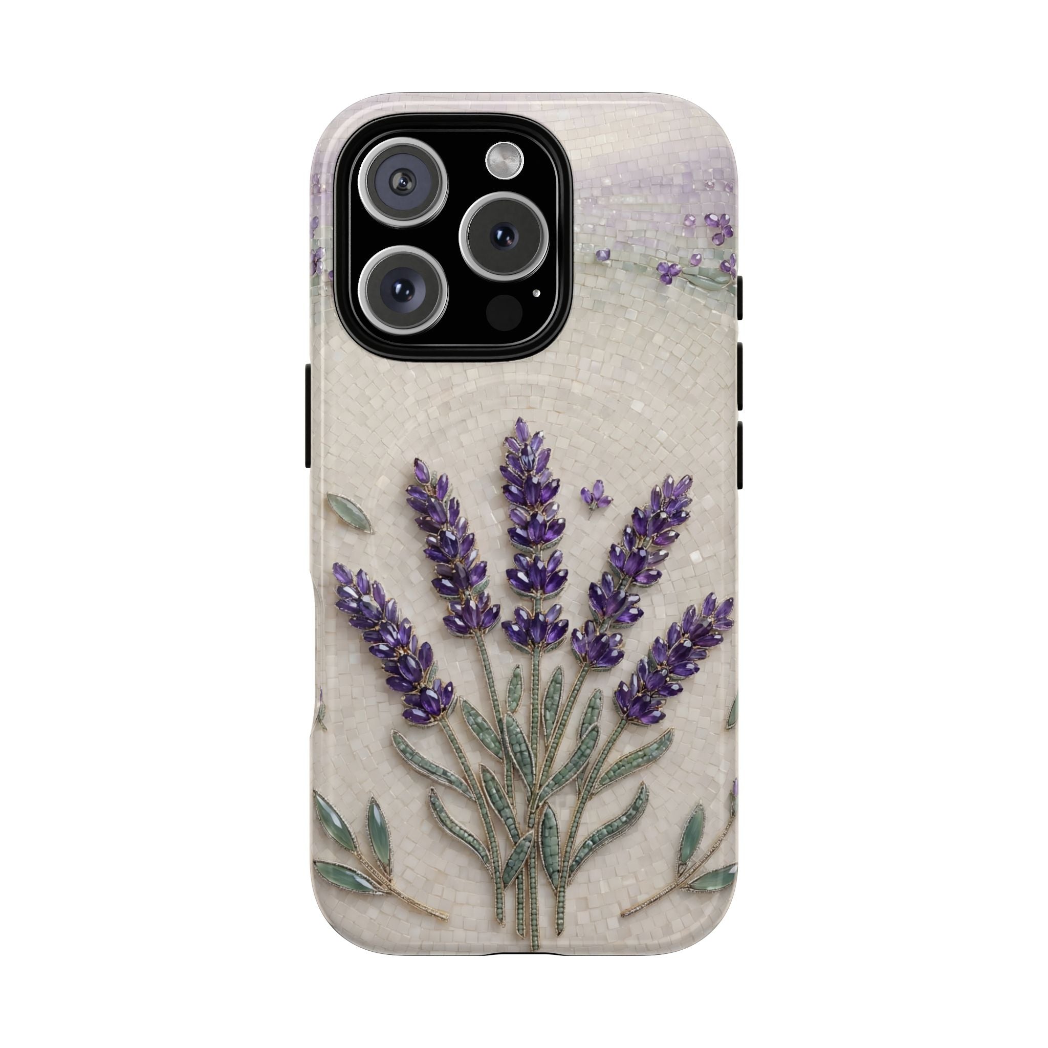 Lavender Bouquet MagSafe iPhone Case — Floral Protective Phone Cover