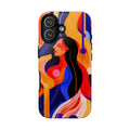 Abstract Colourful Woman iPhone Tough Case | Vibrant Artistic
