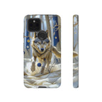 Wolf in Snow Google Pixel Case — Rugged Wildlife