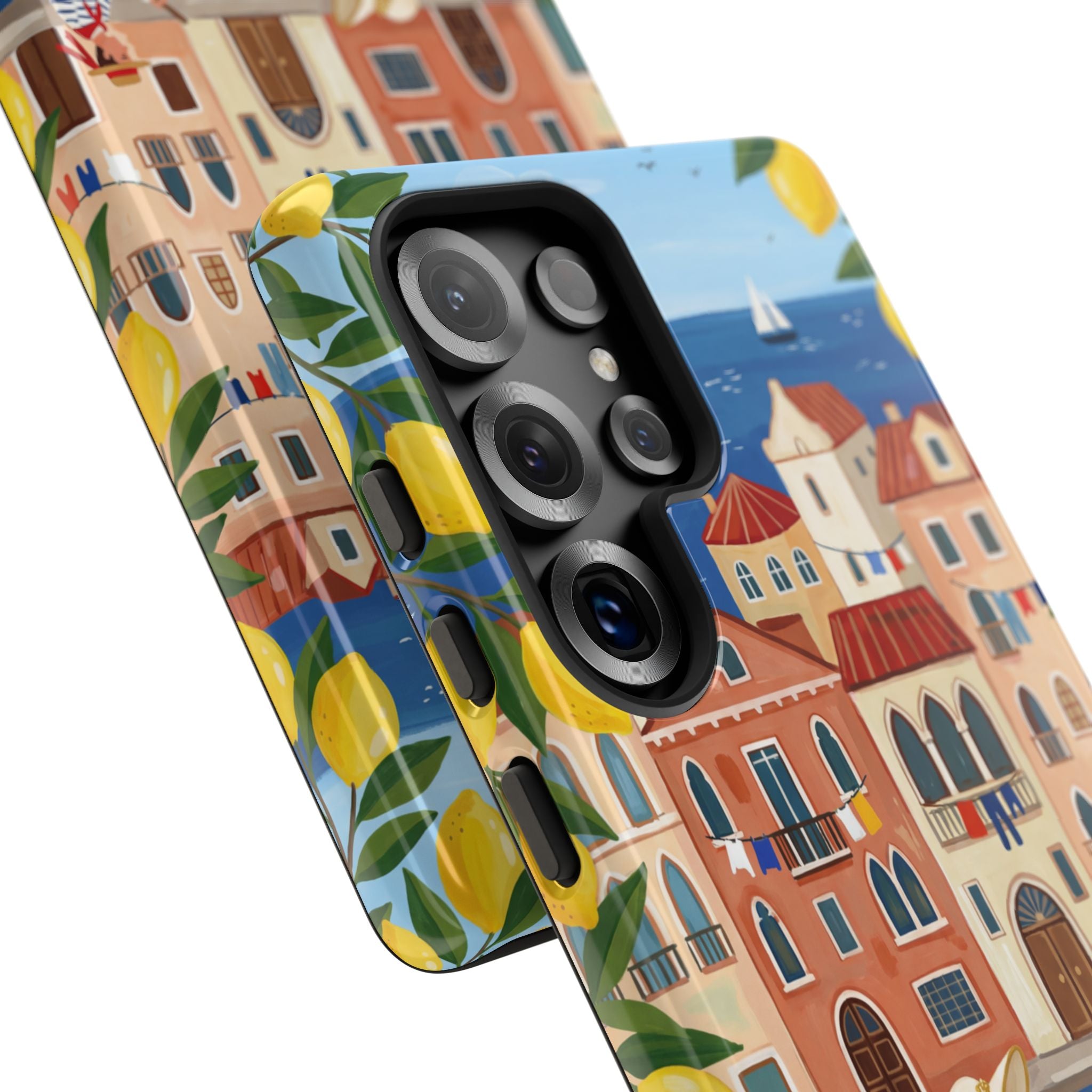 Venetian Gondola Samsung Galaxy Phone Case | Lemon Coast Waterfront Travel