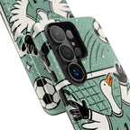 Goalkeeper Goose Samsung Galaxy Phone Case | Funny Soccer Bird Cover