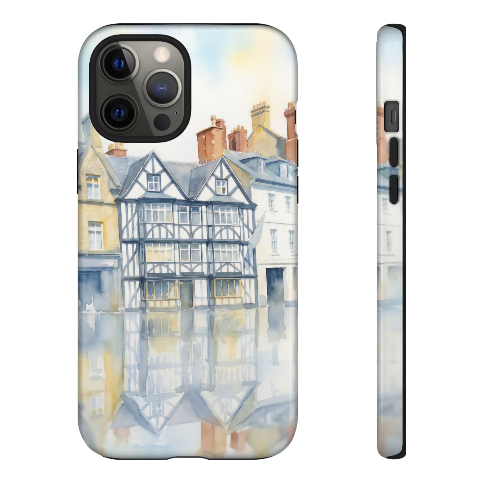 English Tudor Building Aesthetic iPhone Case