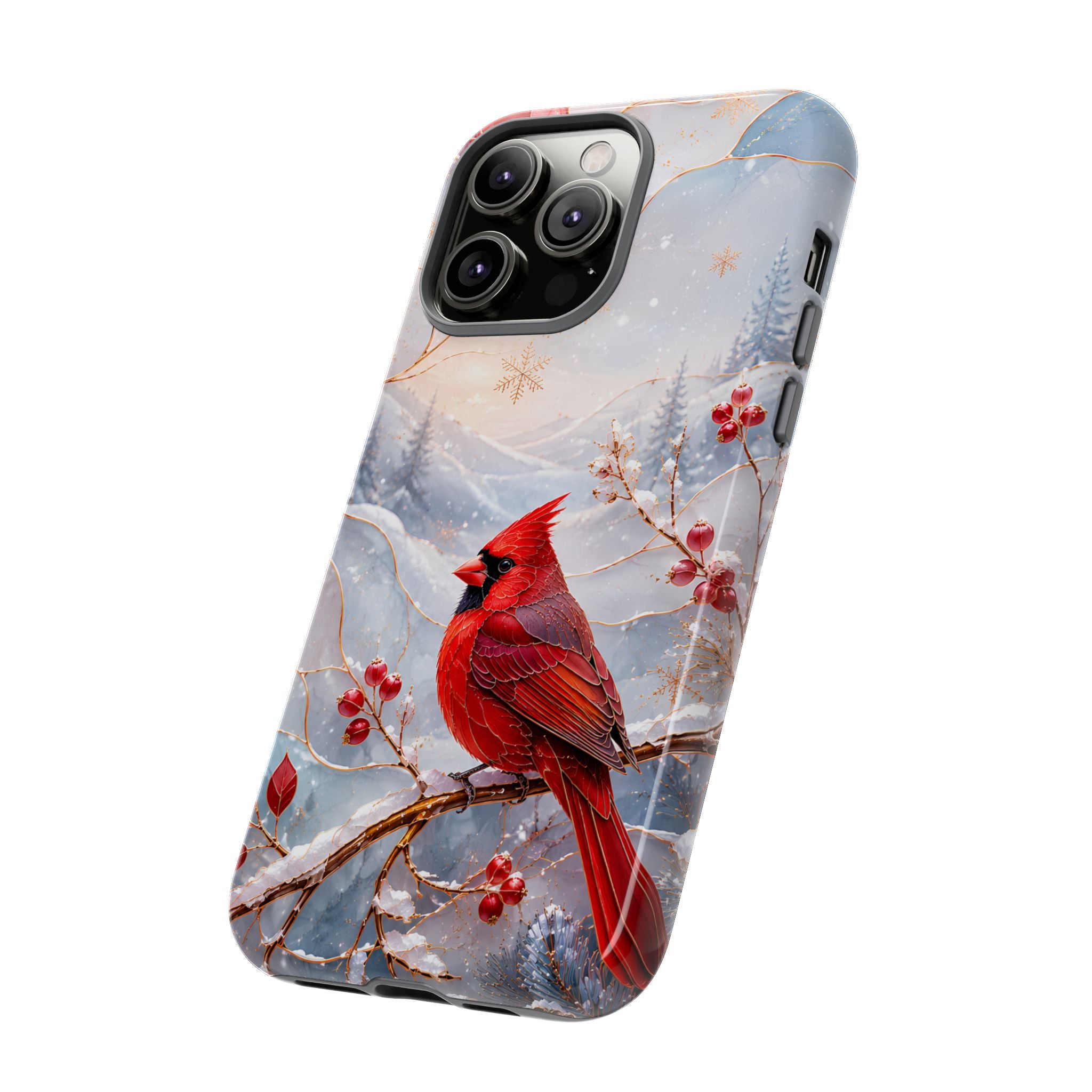 Cardinal iPhone Case | Winter Bird iPhone Case