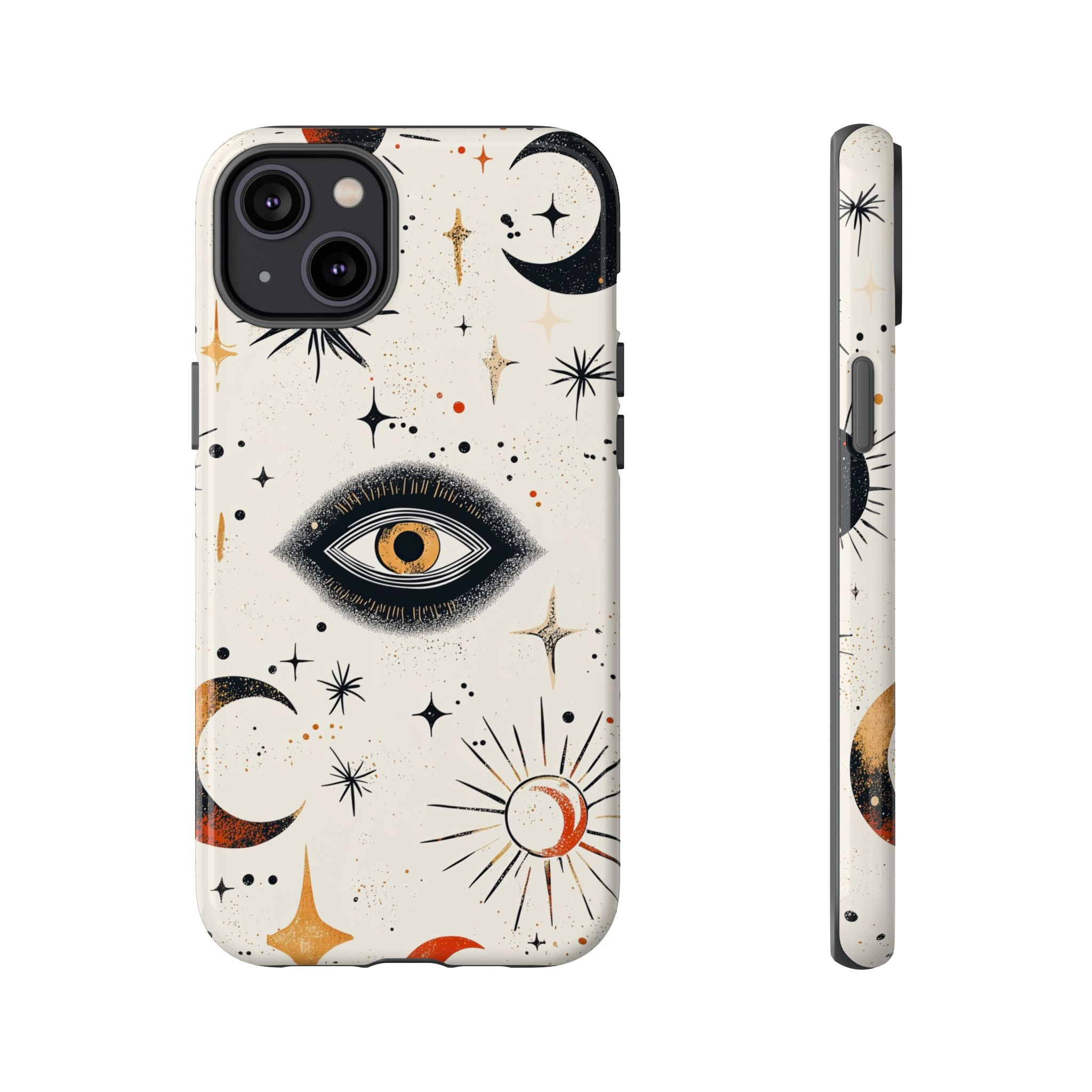 Mystic Eye iPhone Case | Celestial Moon & Star