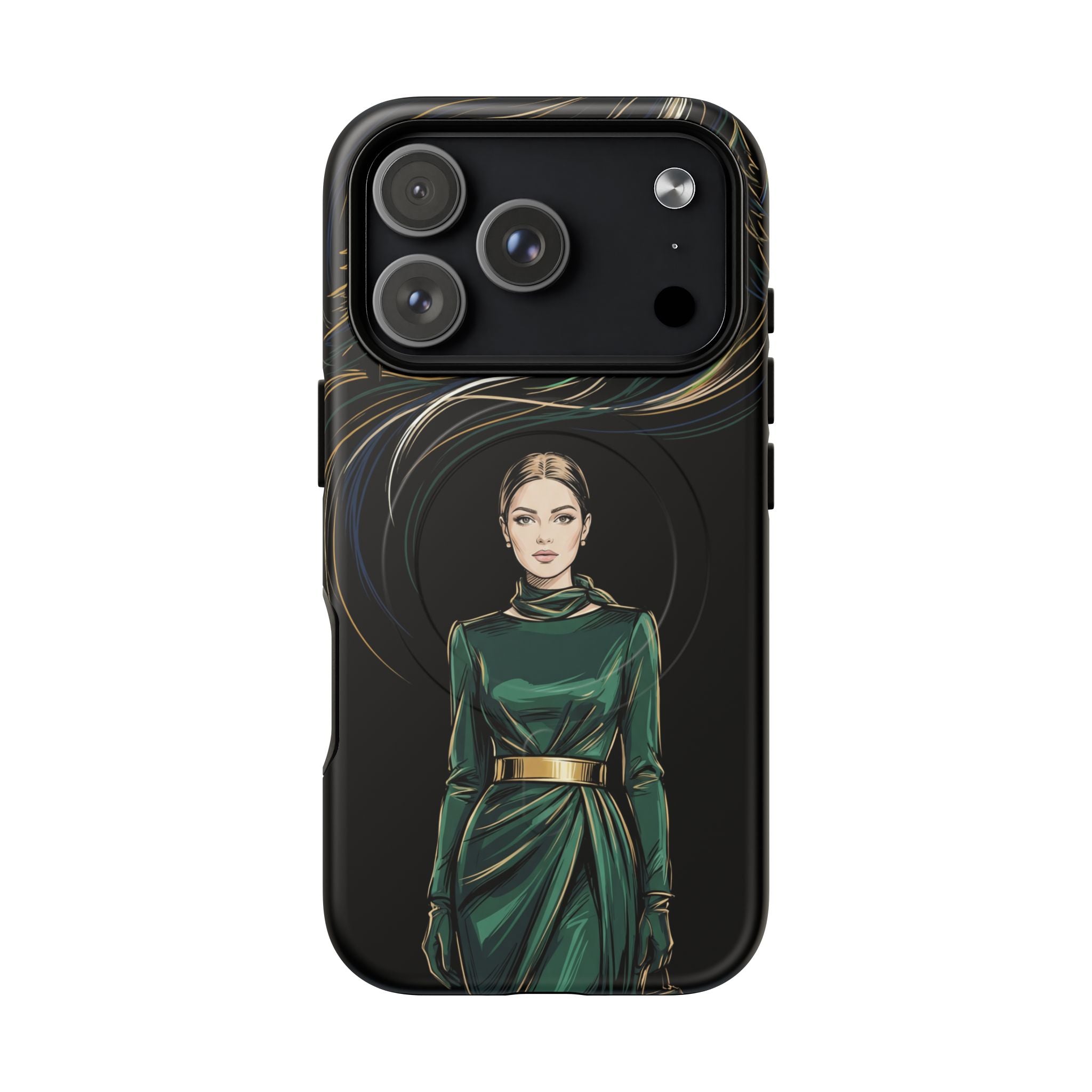 Elegant Forest Woman MagSafe iPhone Case