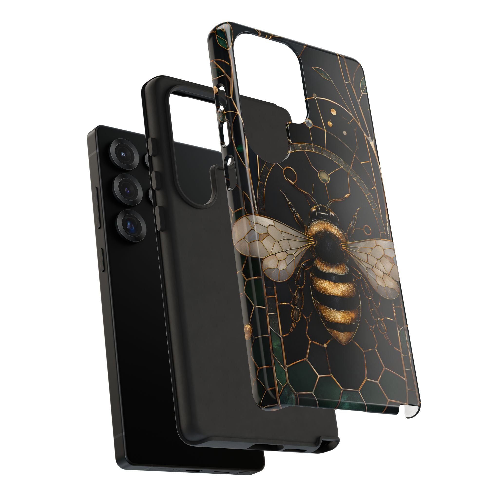 Golden Bee Samsung Galaxy Phone Case | Vintage Bee Art Cover