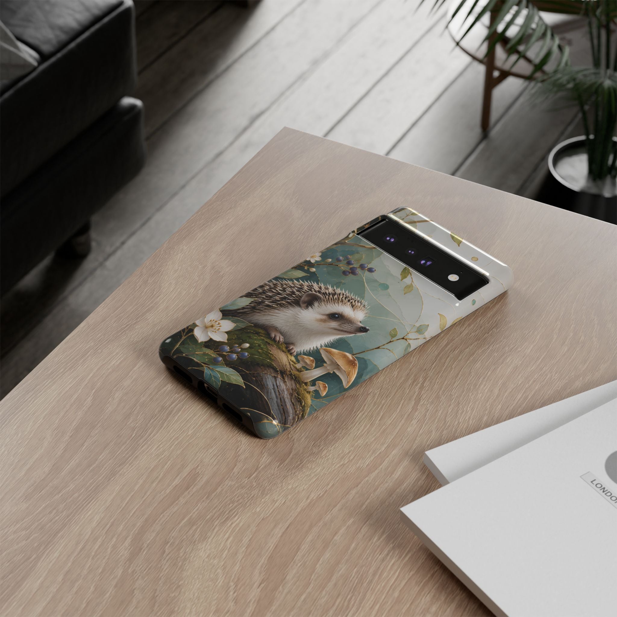 Hedgehog Google Pixel Phone Case | Woodland Phone Case