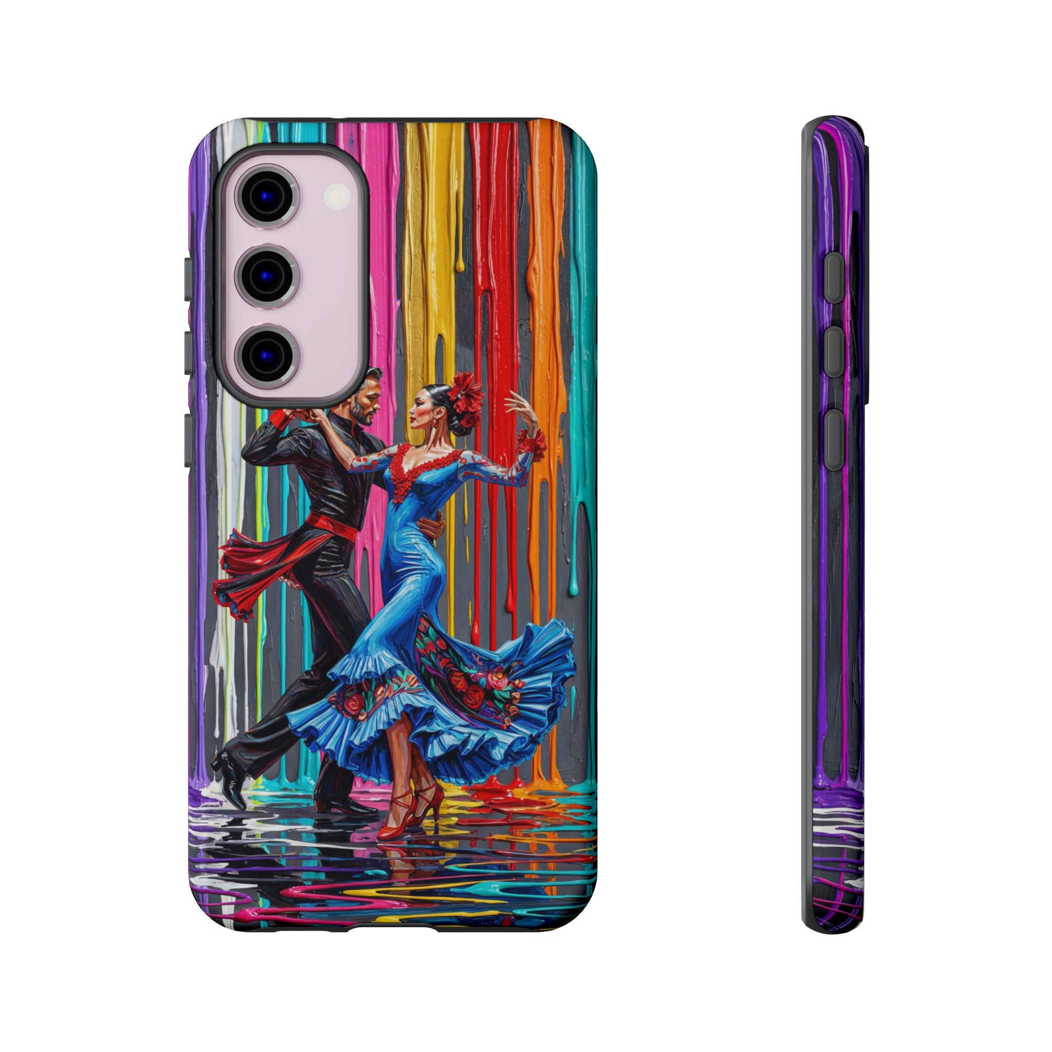 Colorful Tango Samsung Galaxy Phone Case | Vibrant Dancing Couple Art Protection