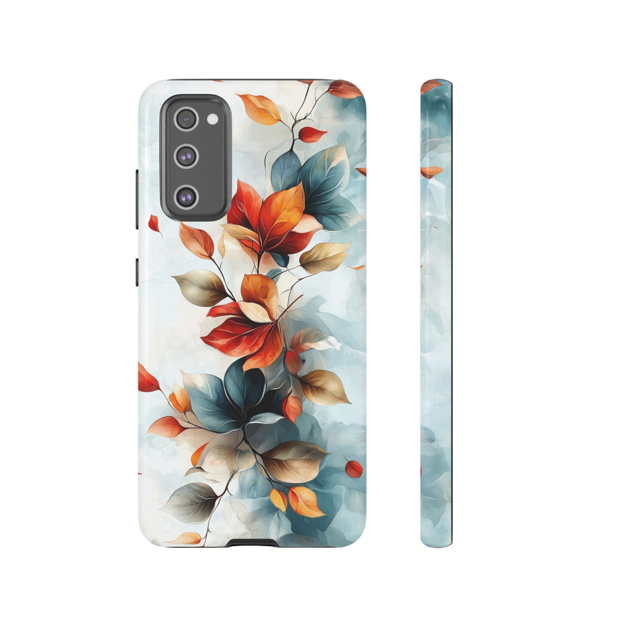Floral Autumn Leaves Watercolour Tough Samsung Galaxy Case