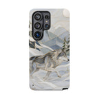 Winter Wolf Samsung Galaxy Phone Case | Mountain Forest iPhone Case