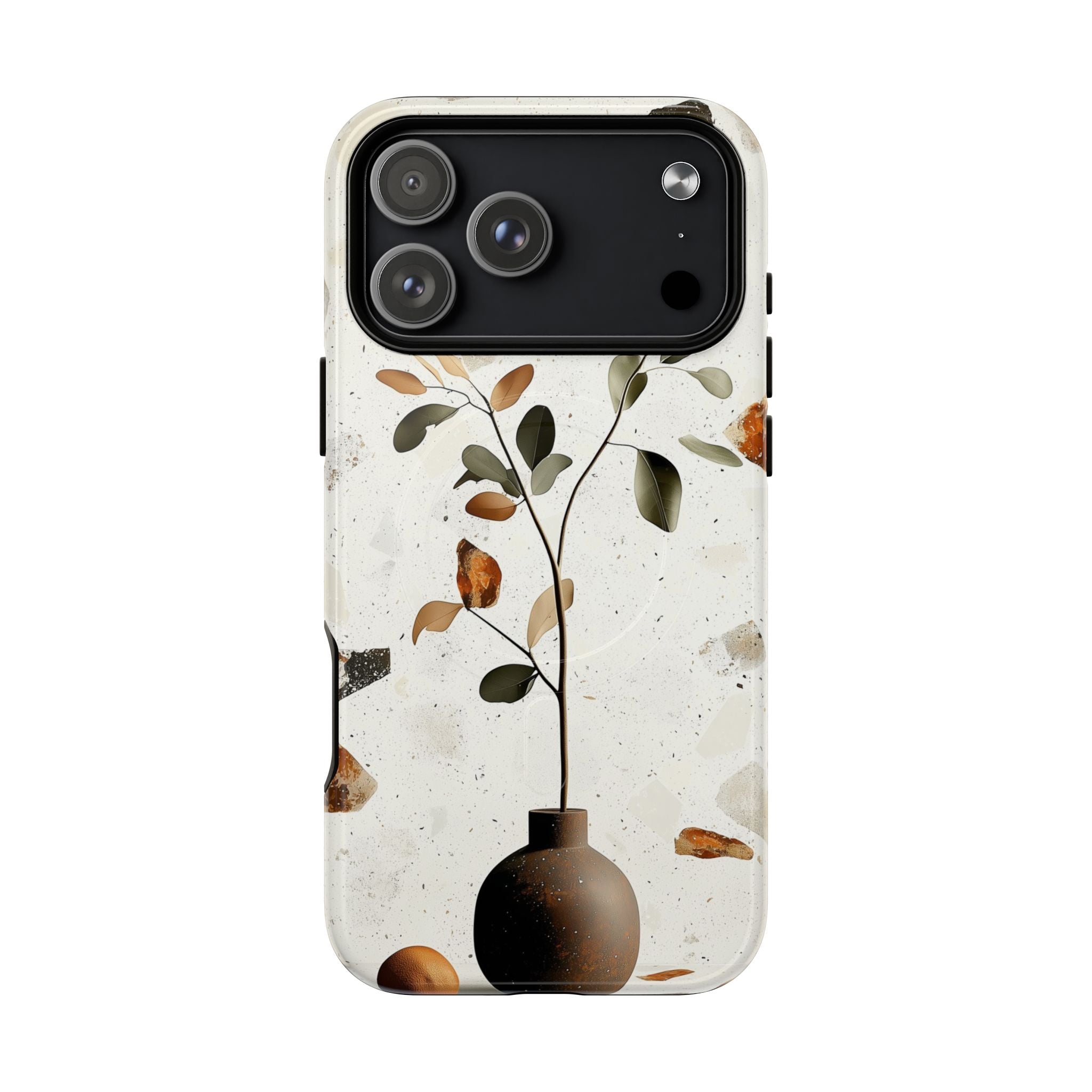 Custodia MagSafe resistente per iPhone con motivo floreale | Minimal Botanical