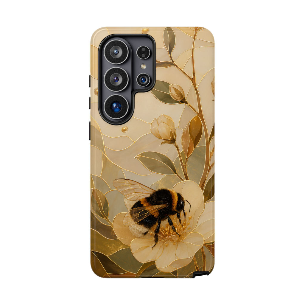 Bumblebee Samsung Galaxy Phone Case | Bee Floral Phone Case