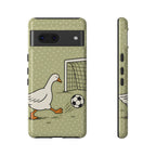 Funny Goose Soccer Google Pixel Phone Case | Cute Sports Bird Cover