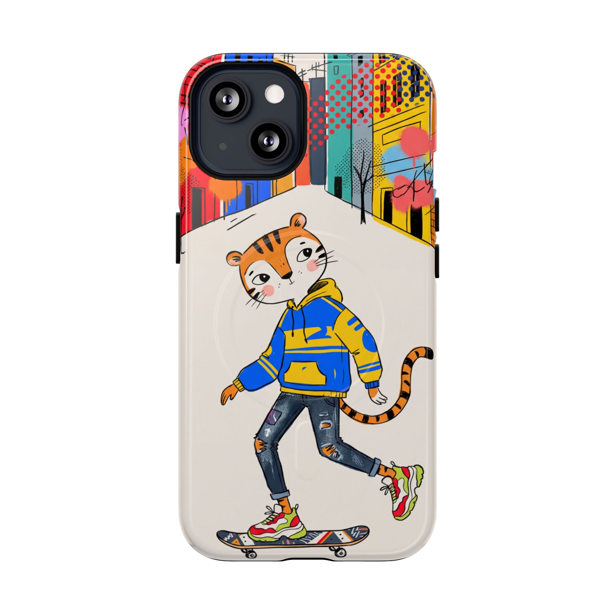 Skater Tiger MagSafe iPhone Case