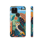 Botanical Forest Colourful Owl Google Pixel Phone Case