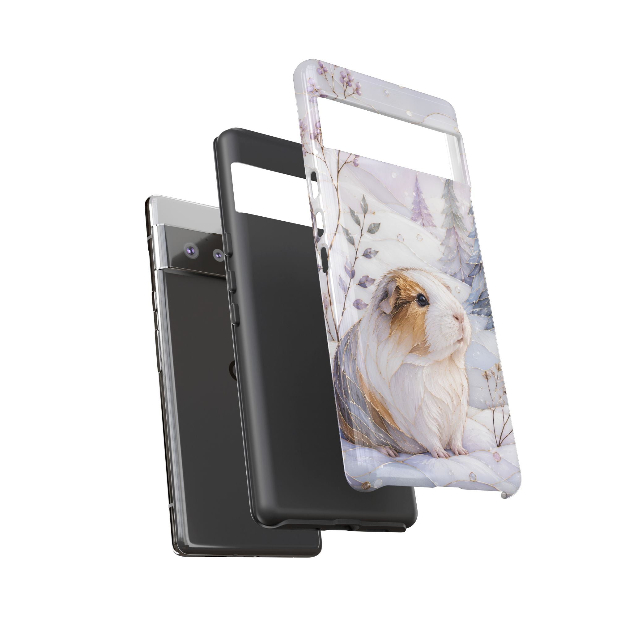 Guinea Pig Google Pixel Phone Case | Winter Guinea Pig Phone Case