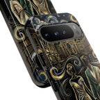 Romantic Night Walk Google Pixel Phone Case | Elegant Couple Art