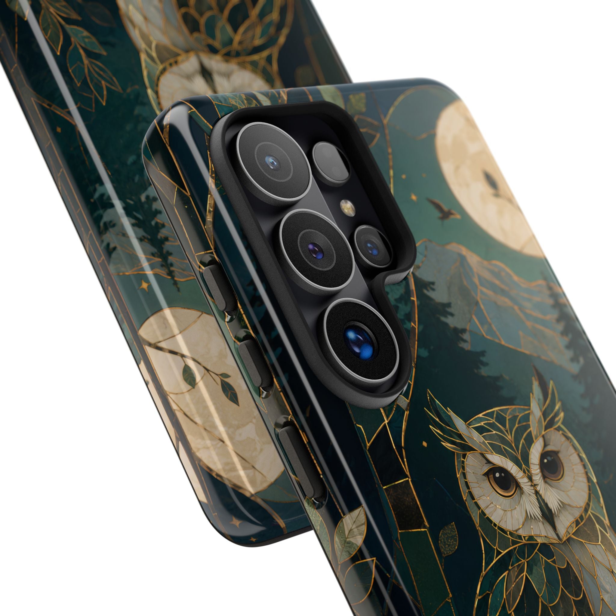 Owl Samsung Galaxy Phone Case | Moonlit Forest Phone Case