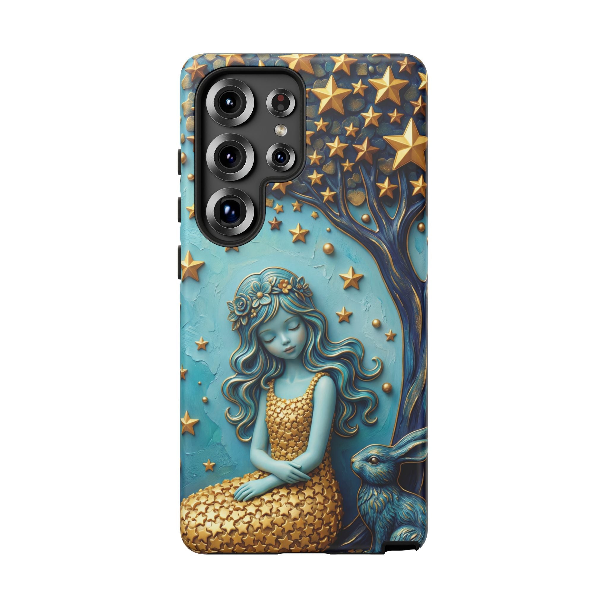 Dreamy Maiden & Star Tree Samsung Galaxy Phone Case