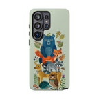 Woodland Stack Samsung Galaxy Phone Case | Cute Bear, Fox & Owl Protective Cover