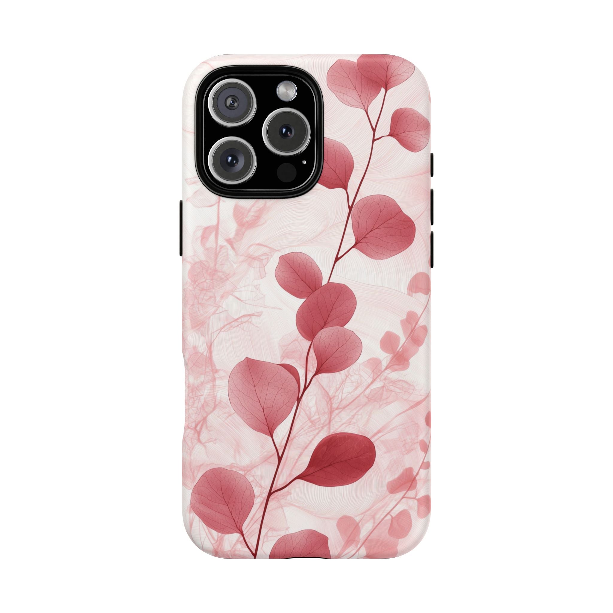 Pink Botanical Floral Eucalyptus MagSafe iPhone Case