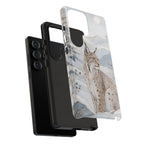 Lynx Samsung galaxy Phone Case | Winter Mountain Phone Case