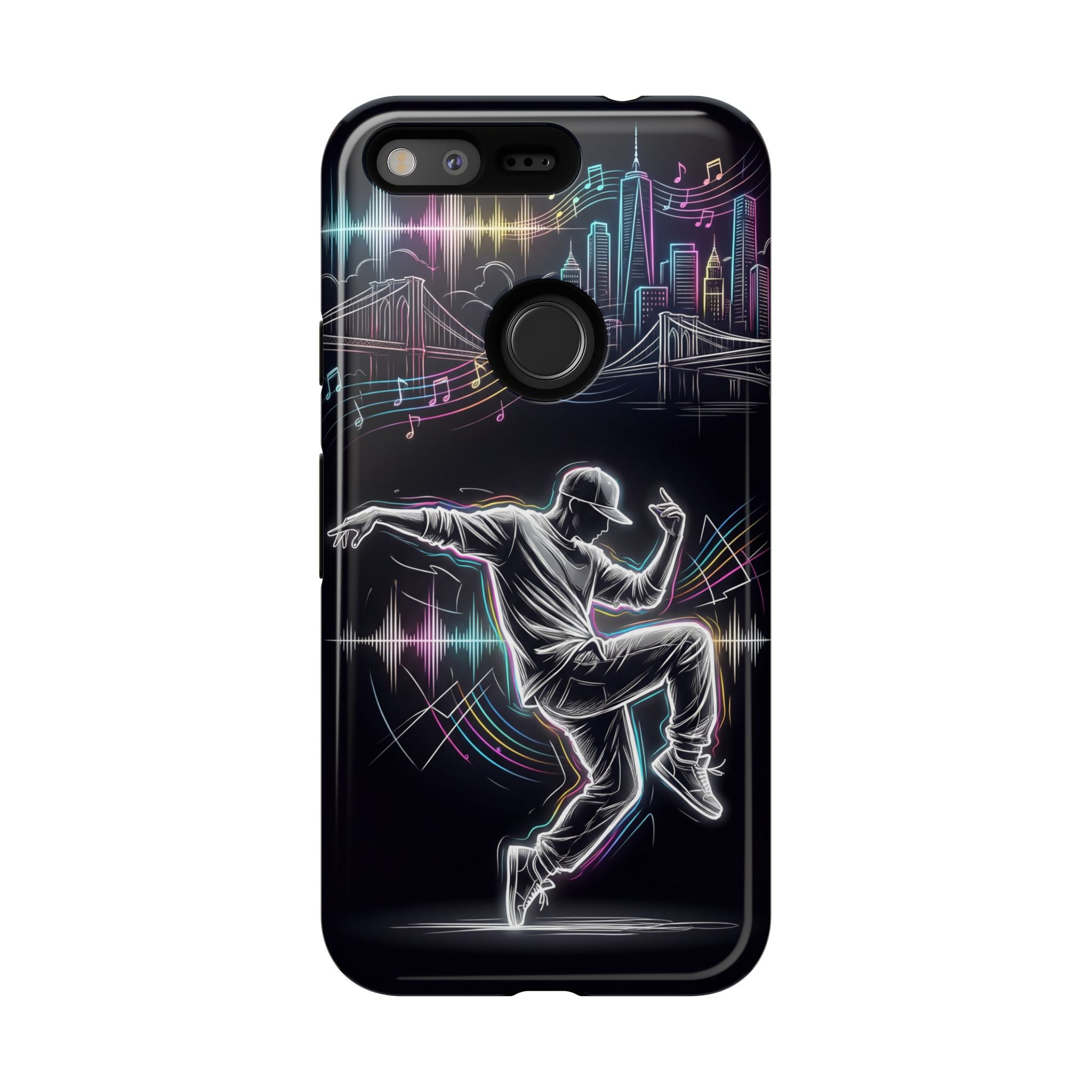 Dancer Neon Skyline Google Pixel Phone Case