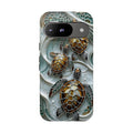 Sea Turtle Google Pixel Case — Ocean Waves Protective Phone Cover