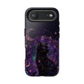 Black Cat Astrology iPhone Case | Zodiac Galaxy iPhone Case