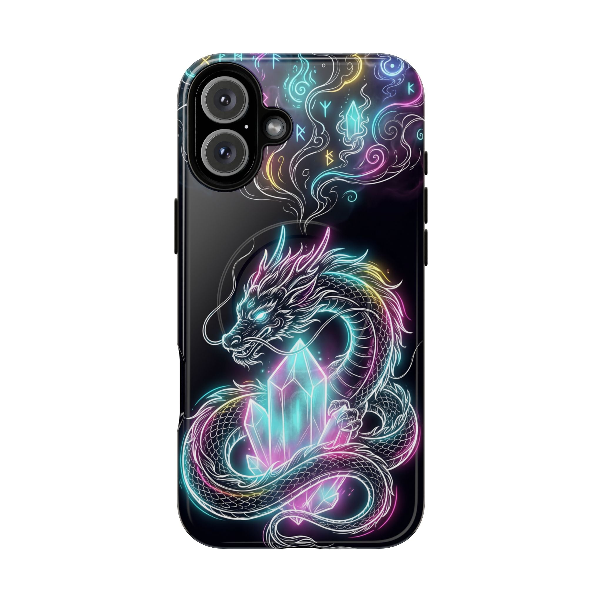 Neon Loong Crystal MagSafe iPhone Case