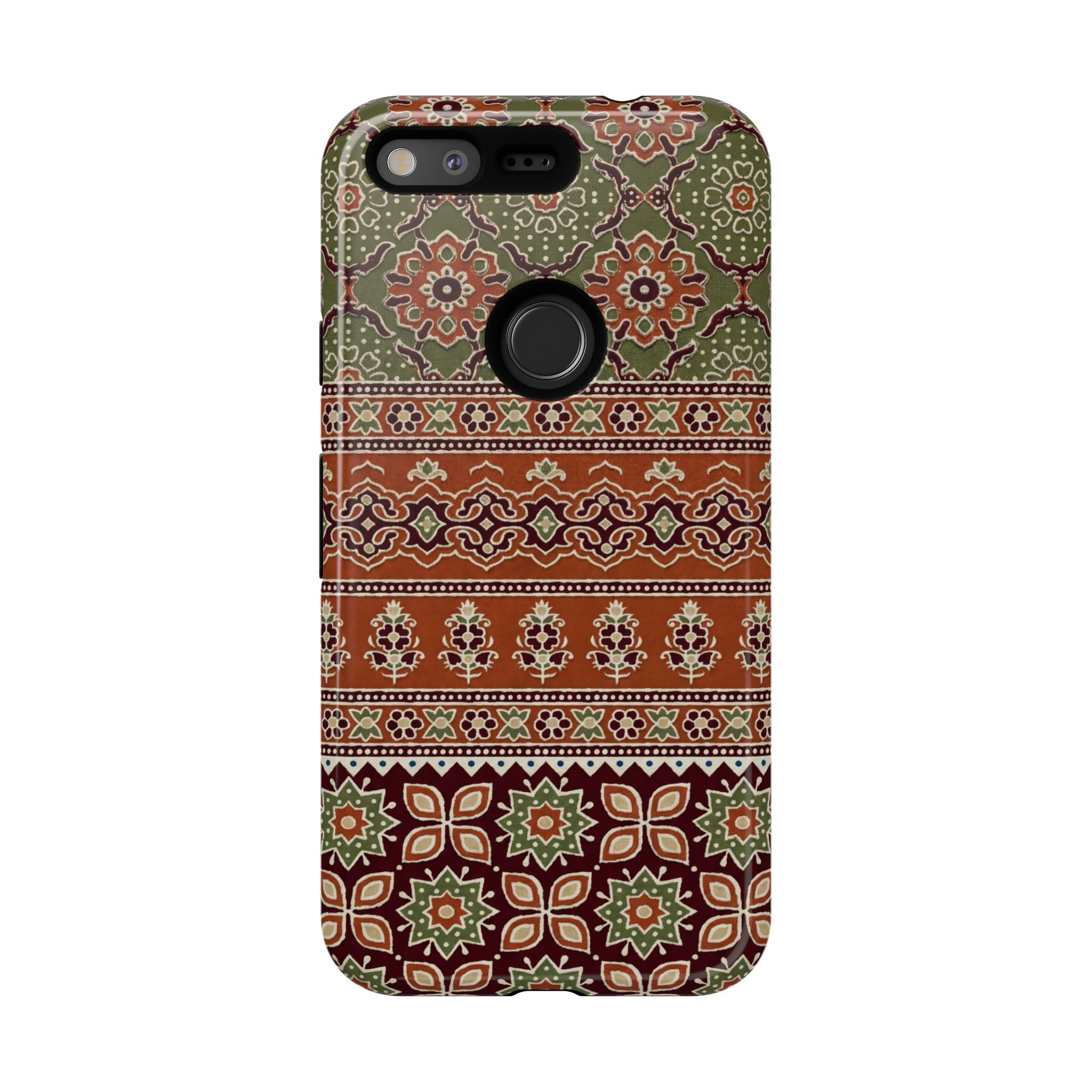 Batik Floral Protective Google Pixel Case