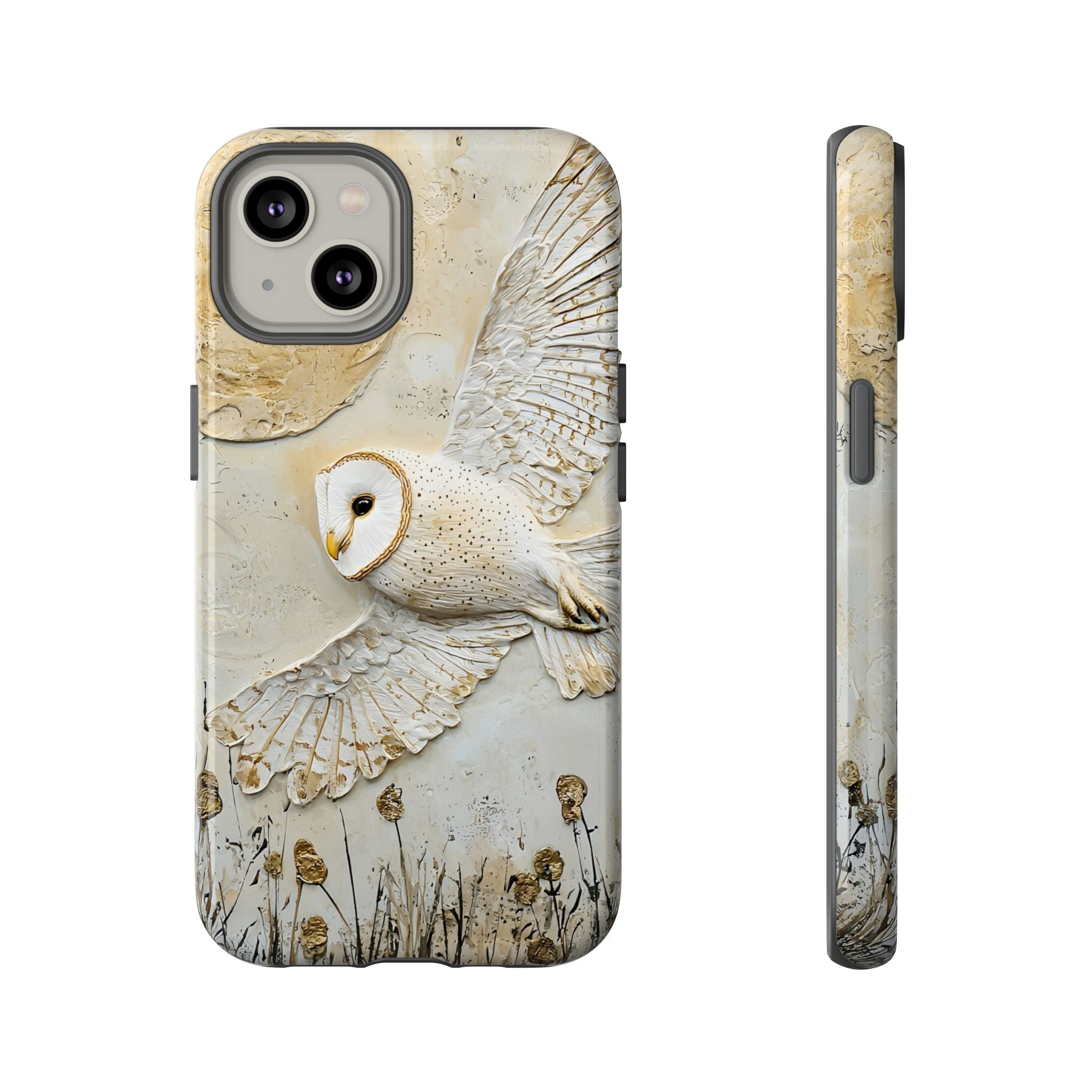 Barn Owl iPhone Case — Elegant Flying Owl Wildlife