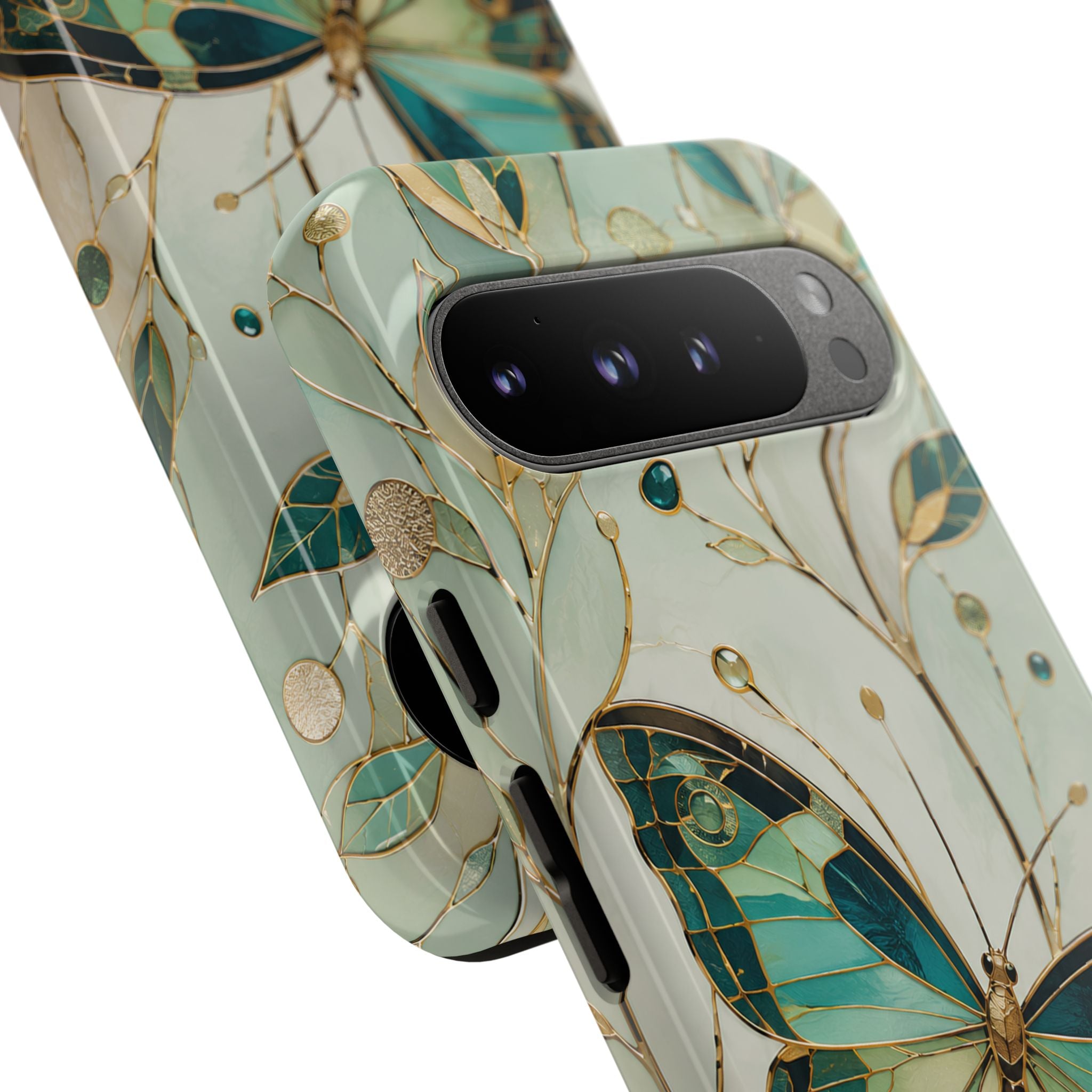 Butterfly Google Pixel Phone Case | Stained Glass Phone Case