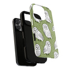 Barn Owl iPhone Case | Woodland Owl Pattern Cover
