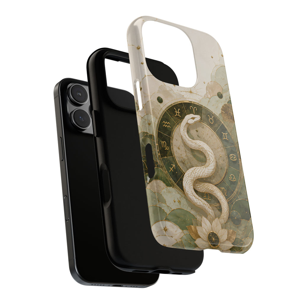 White Snake iPhone Case | Celestial Zodiac iPhone Case