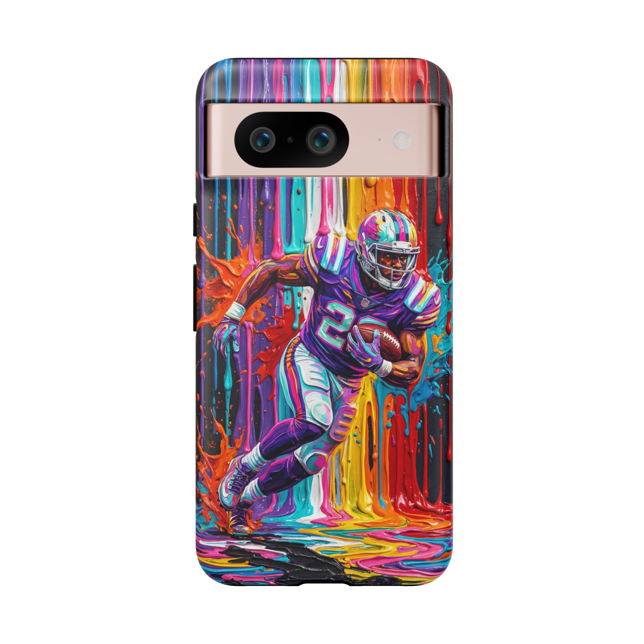 Vibrant American Football Runner Google Pixel Phone Case