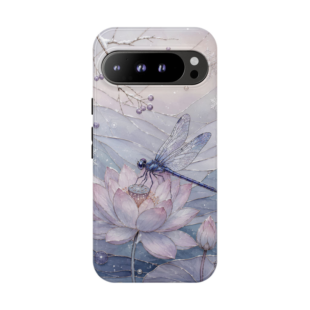 Lotus Dragonfly Google Pixel Phone Case | Water Lily Phone Case