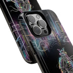 Neon Samurai iPhone Case | Cyberpunk City Armor