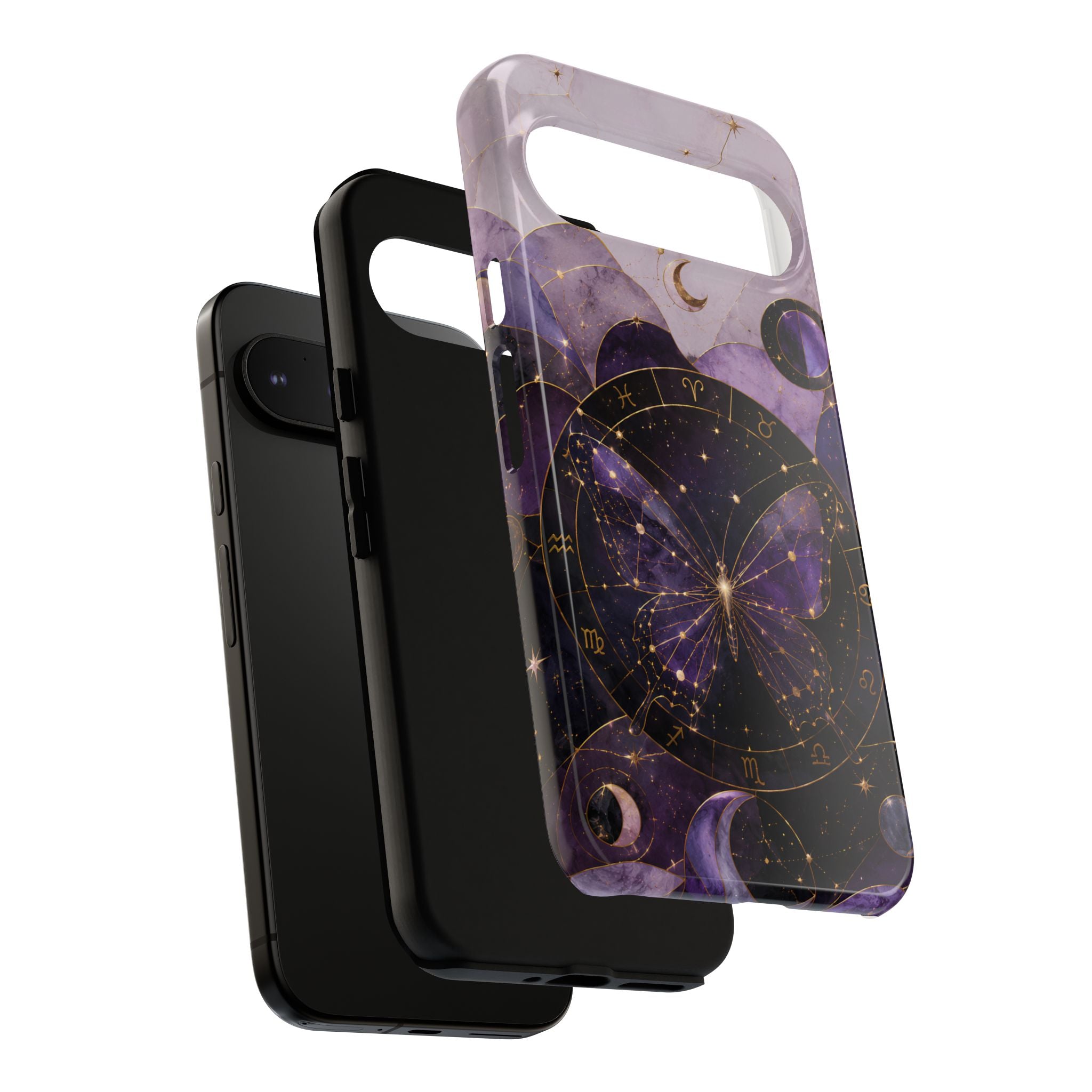 Celestial Butterfly Google Pixel Phone Case | Zodiac Moon Phase Phone Case