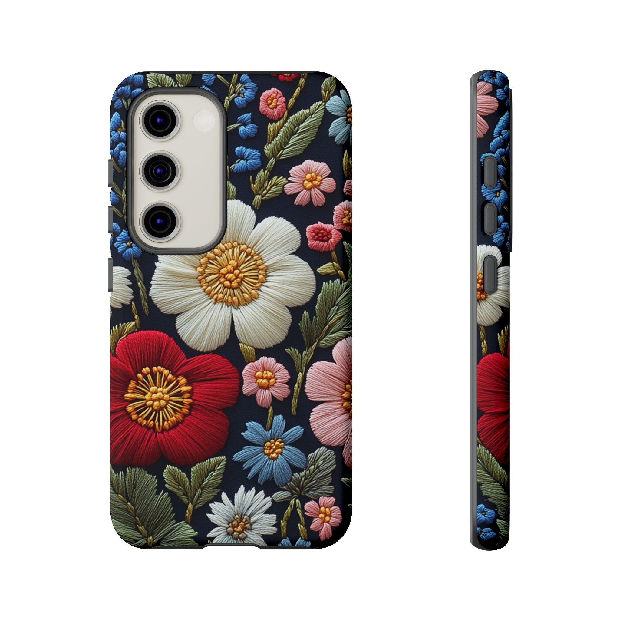 Floral Embroidered Garden Samsung Galaxy Case