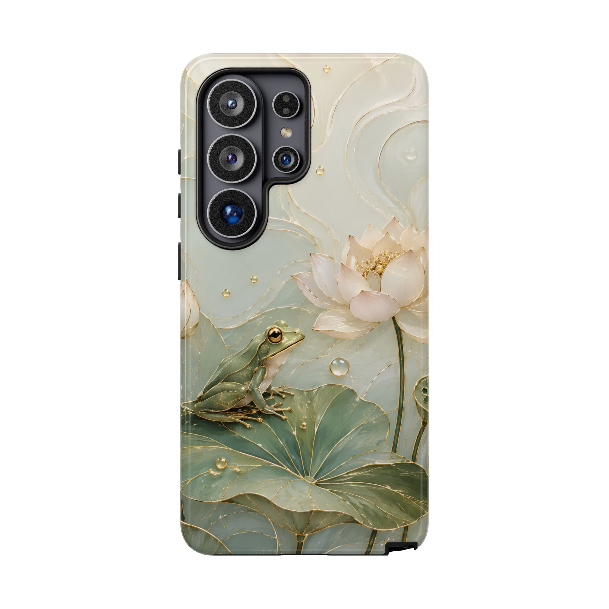 Lotus Frog Samsung Galaxy Phone Case | Water Lily Phone Case