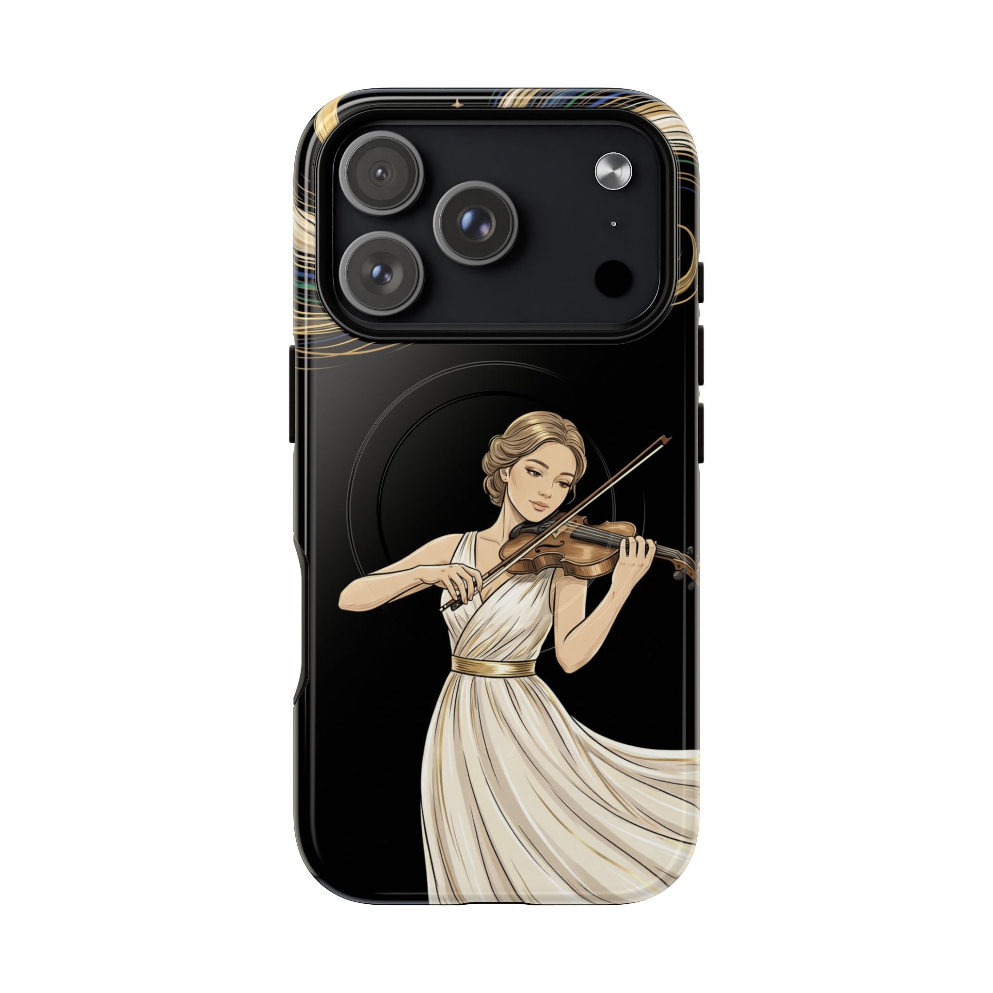 Violinist MagSafe iPhone Case | Elegant Classical Musicist Design