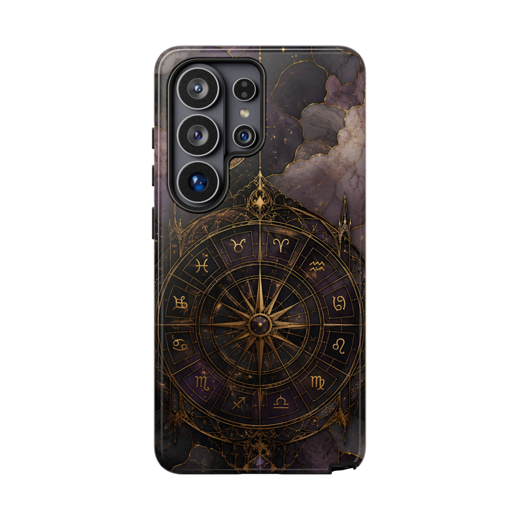 Vintage Astrology Compass Samsung Galaxy Phone Case | Celestial Zodiac Phone Case