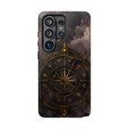 Vintage Astrology Compass Samsung Galaxy Phone Case | Celestial Zodiac Phone Case