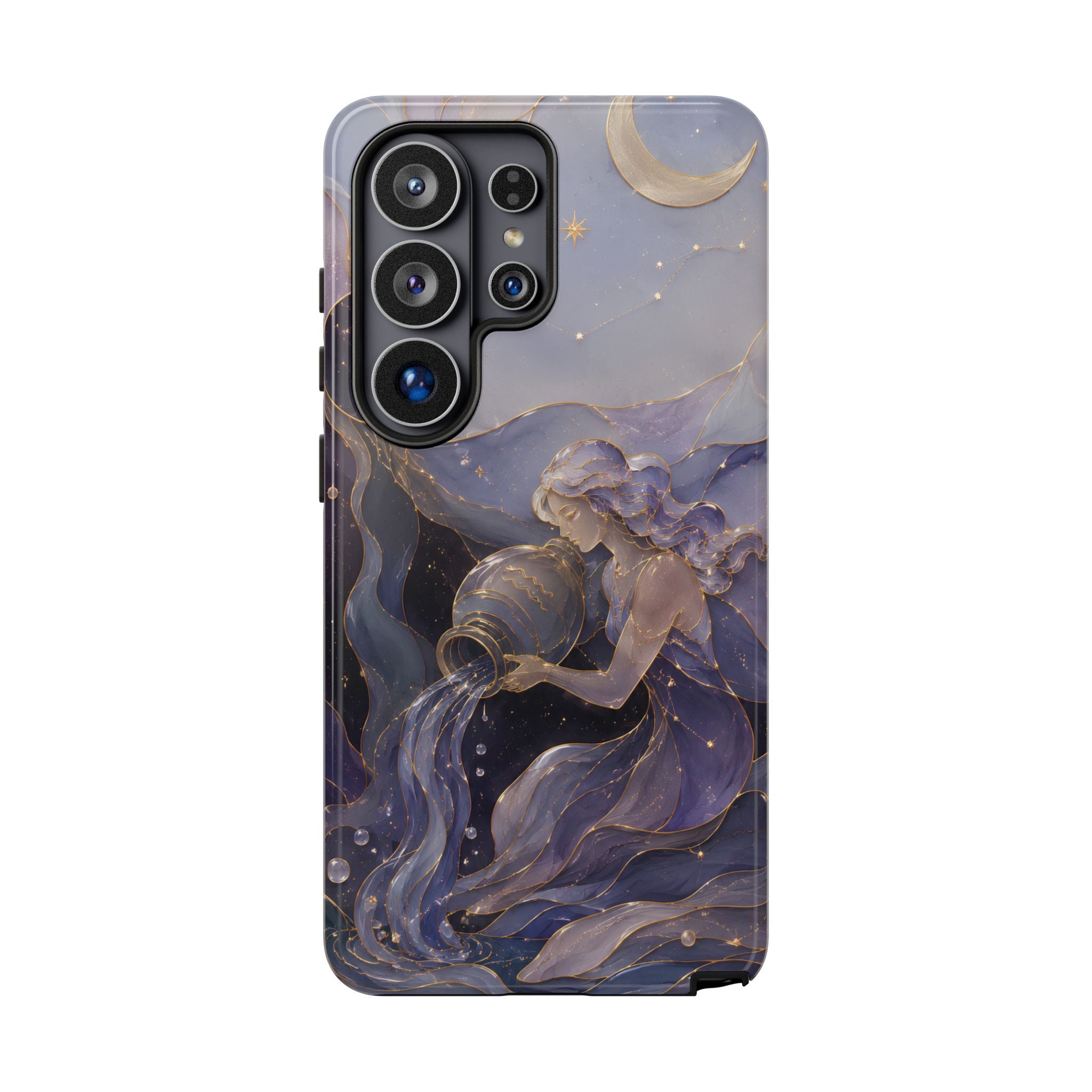 Aquarius Zodiac Samsung Galaxy Phone Case | Celestial Astrology Gift