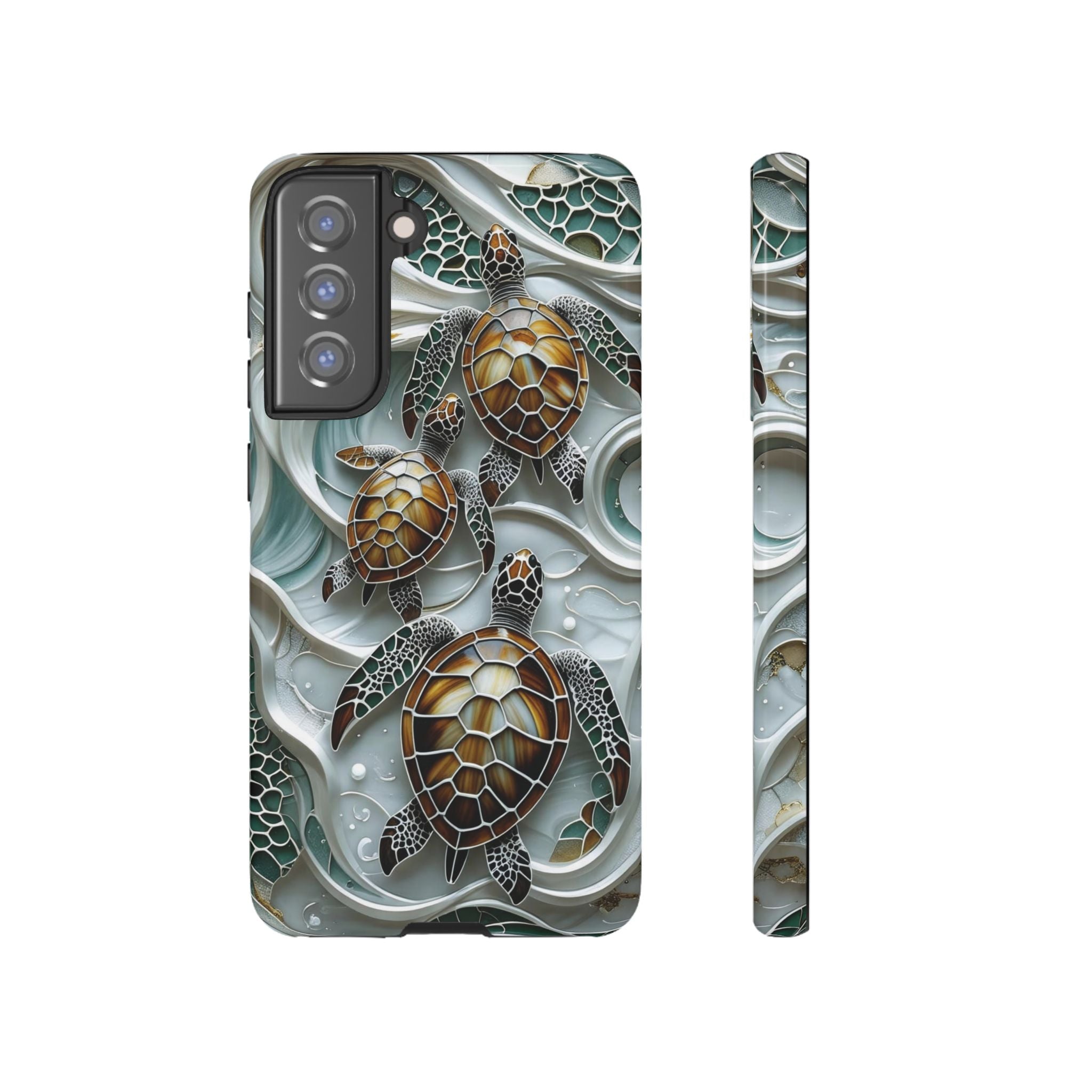 Sea Turtle Samsung Galaxy Case — Ocean Waves Protective Cover