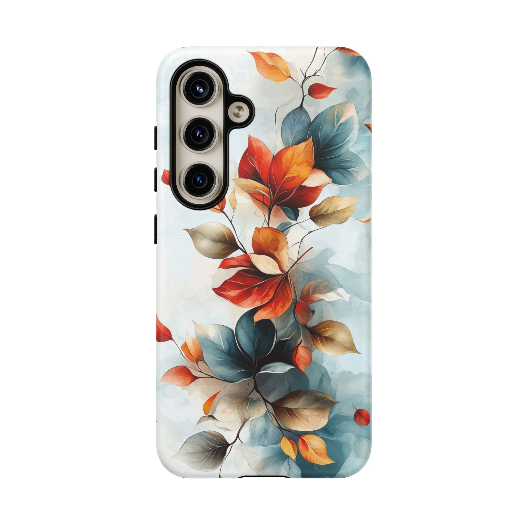 Floral Autumn Leaves Watercolour Tough Samsung Galaxy Case